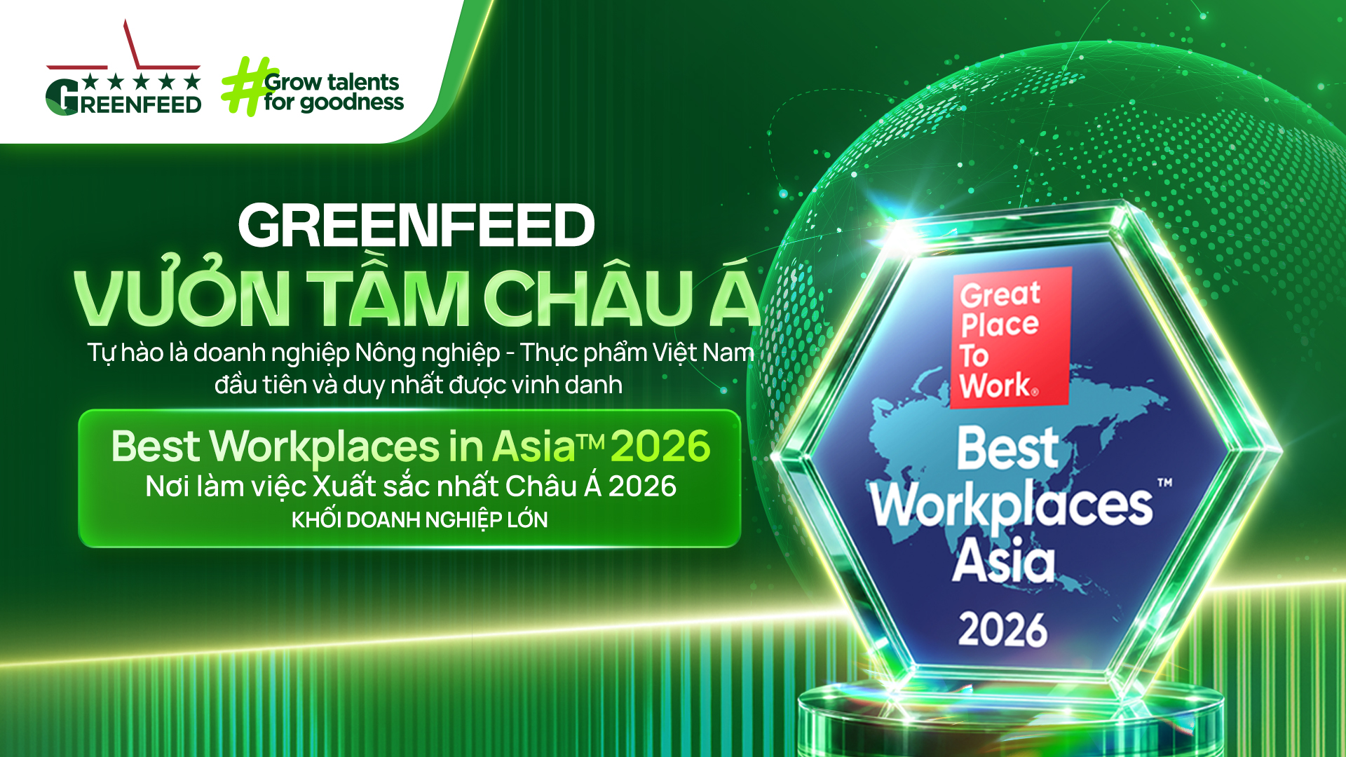 GREENFEED — Best Workplaces in Asia 2026